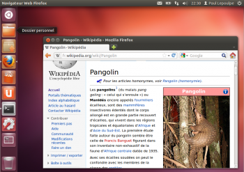 Bureau d'Ubuntu 12.04 LTS.