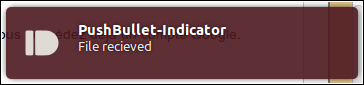 Un fichier reçu par Pushbullet dans Unity